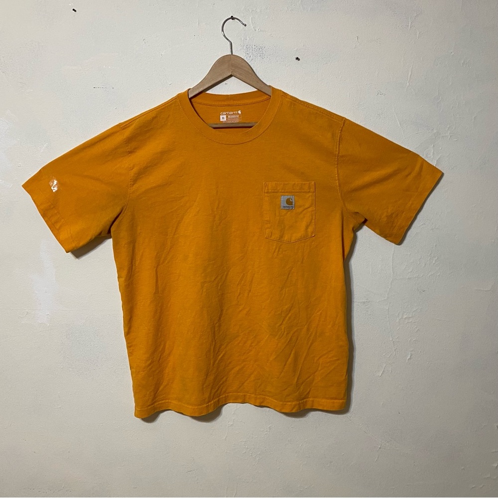 Carhartt Orange Short Sleeve Workwear Relaxed Fit Pullover T-Shirt Size X-Large